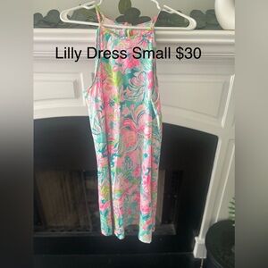 Lilly Pulitzer Pink and Green Dress